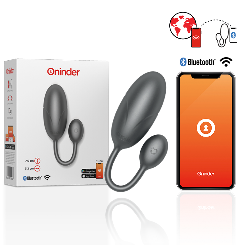ONINDER™ TOKYO™ – Vibrador con app, control remoto y red social sexual