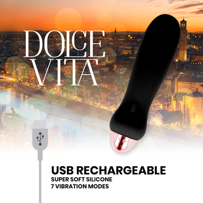 Vibrador Dolce Vita Five – Elegancia y Potencia en una Experiencia Sedosa