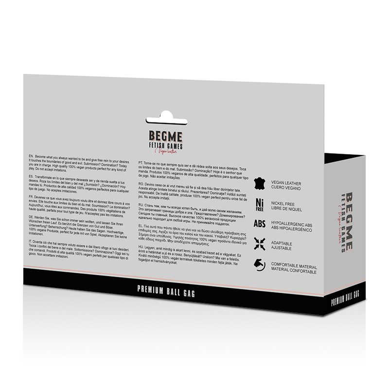 BLACK EDITION MORDAZA CUERO