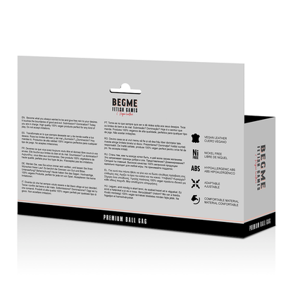 BLACK EDITION MORDAZA CUERO