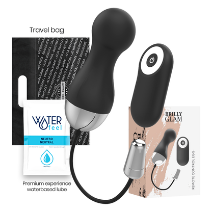 Ian – Huevo Vibrador con Control Remoto de 15m | Brilly Glam Edition