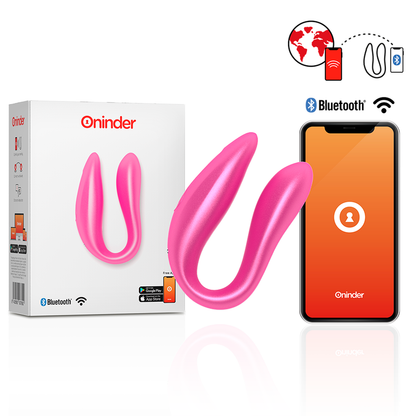 Oninder™ Double Pleasure – Vibrador para parejas con control por app
