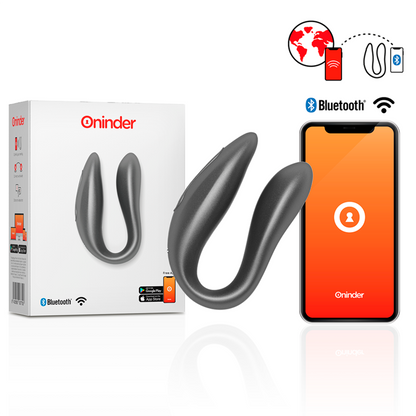 Oninder™ Double Pleasure – Vibrador para parejas con control por app