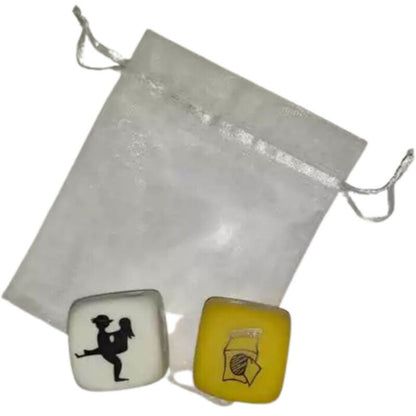 2 DADOS KAMASUTRA PAREJAS POSTURA + LUGAR