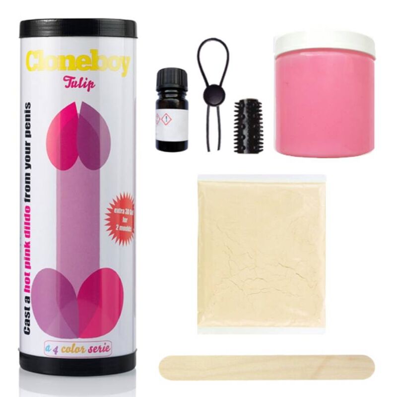 Cloneboy Tulip Rosa Fuerte – ¡Crea tu Propio Dildo Personalizado!