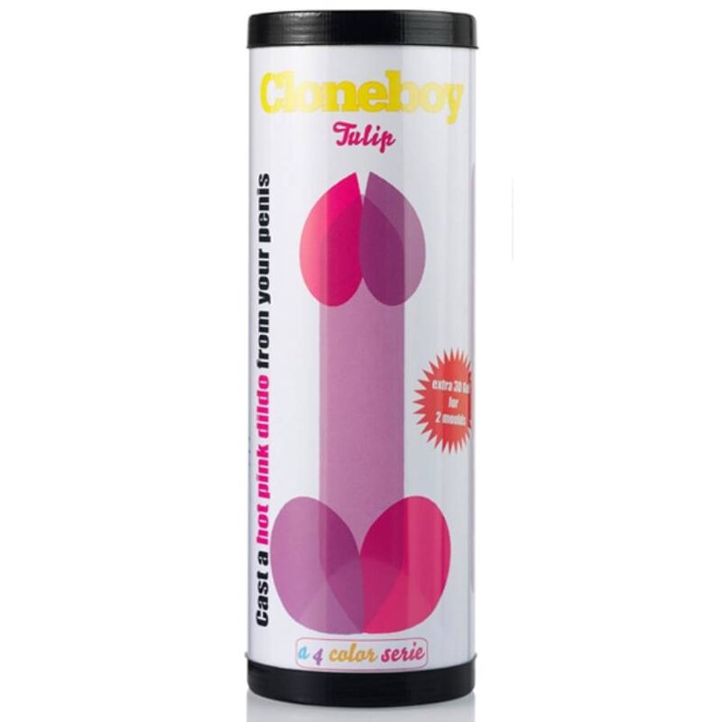 Cloneboy Tulip Rosa Fuerte – ¡Crea tu Propio Dildo Personalizado!