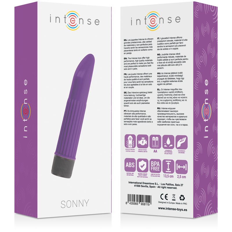 Vibrador SONNY – Clásico, Curvo y Potente