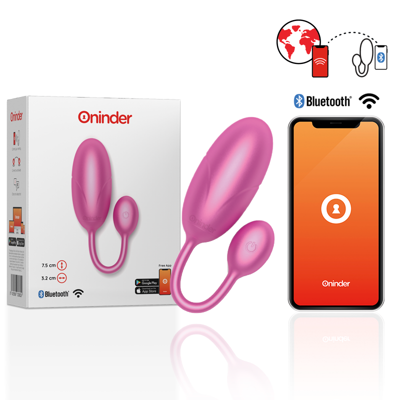 ONINDER™ TOKYO™ – Vibrador con app, control remoto y red social sexual