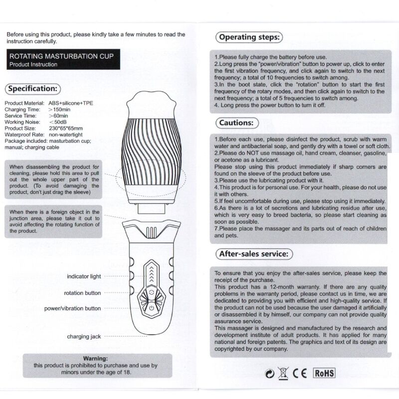 BELUCCI ORAL MASTURBADOR VIBRADOR