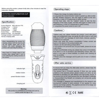 BELUCCI ORAL MASTURBADOR VIBRADOR