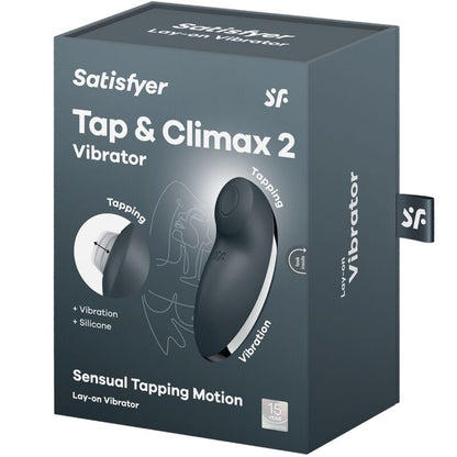 SATISFYER Tap & Climax 2 – Estimulador Clitoriano de Doble Función