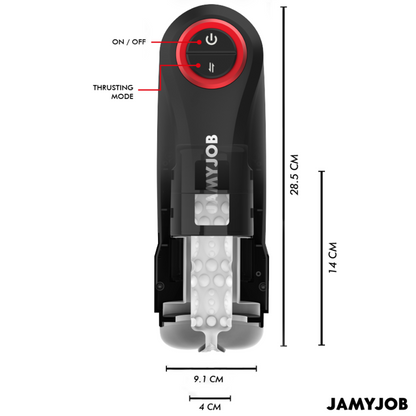 GRAVITY de JAMYJOB – Masturbador Automático con Empuje