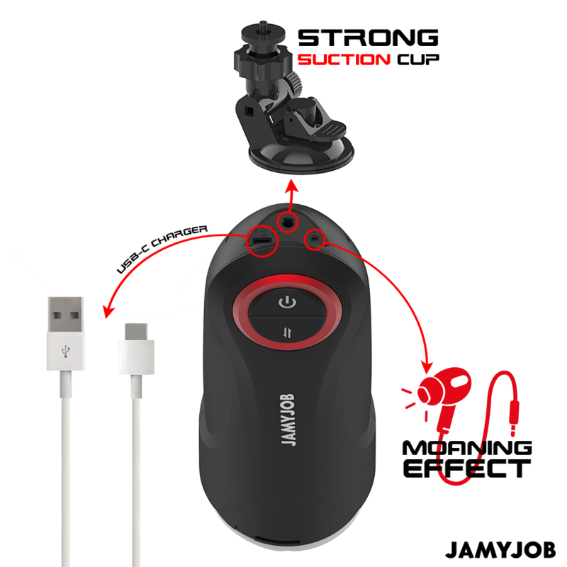 GRAVITY de JAMYJOB – Masturbador Automático con Empuje
