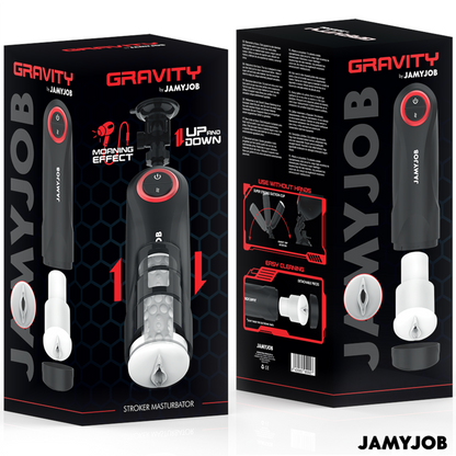 GRAVITY de JAMYJOB – Masturbador Automático con Empuje