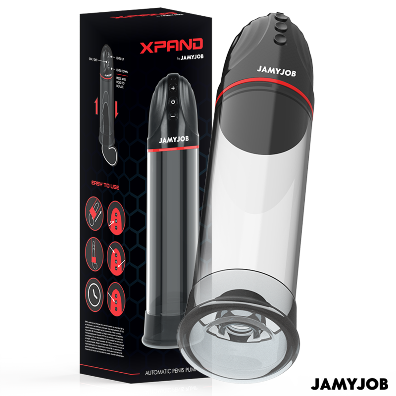 XPAND de JAMYJOB – Bomba Automática de Succión para el Crecimiento y Rendimiento Masculino
