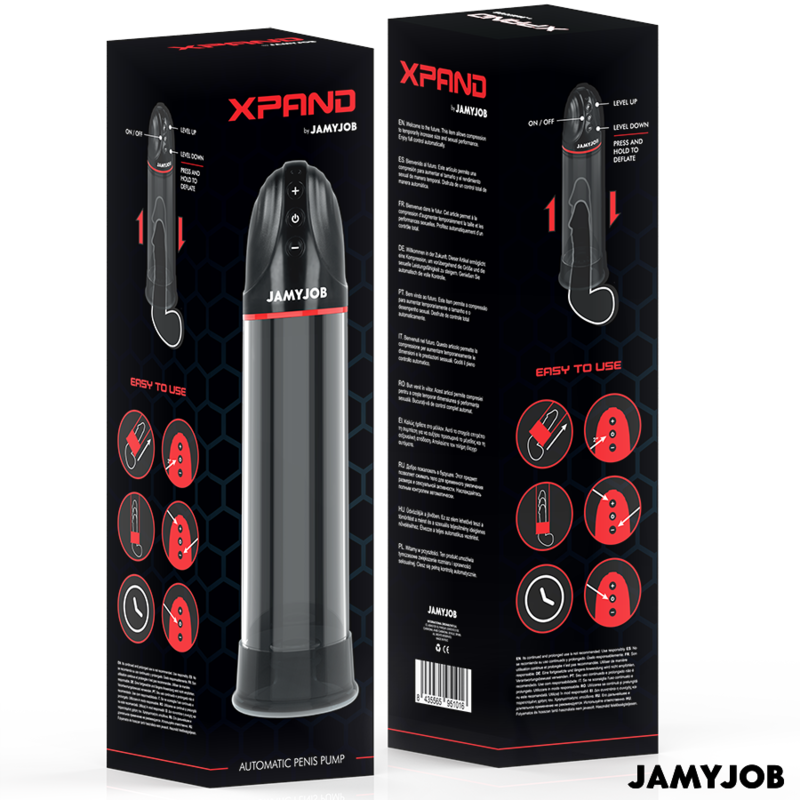 XPAND de JAMYJOB – Bomba Automática de Succión para el Crecimiento y Rendimiento Masculino