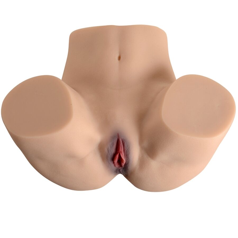 Masturbador Realista XISE con Vagina y Ano – Multiposición y Textura Doble Canal