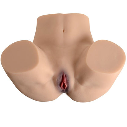 Masturbador Realista XISE con Vagina y Ano – Multiposición y Textura Doble Canal