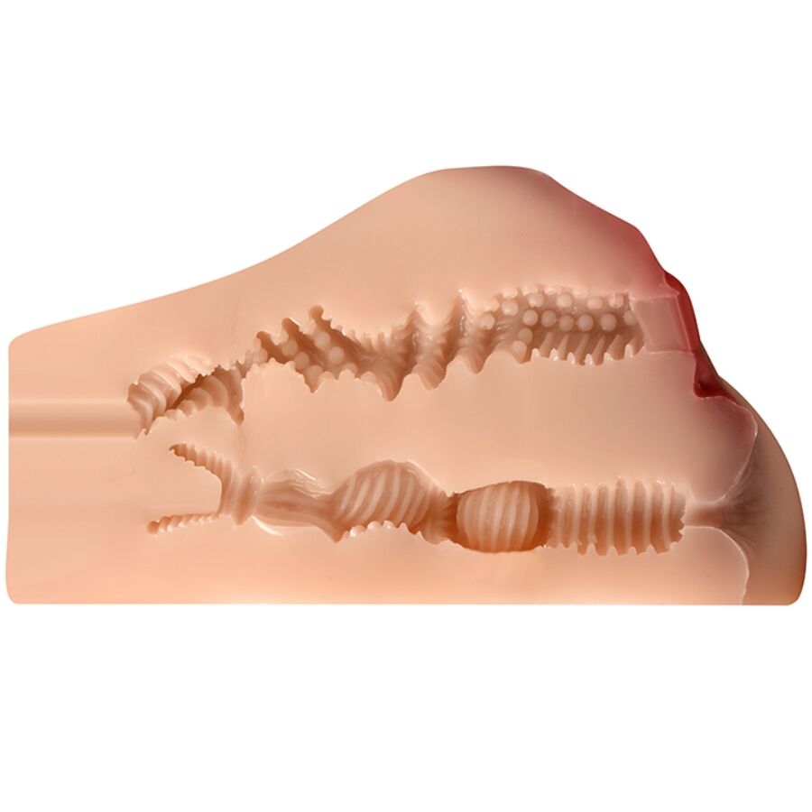 Masturbador Realista XISE con Vagina y Ano – Multi posición y Textura Doble Canal