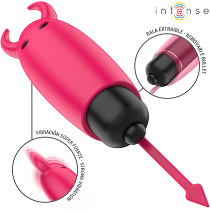 Mini Vibrador Cola Bifurcada – Discreto, Poderoso y Perversamente Placentero