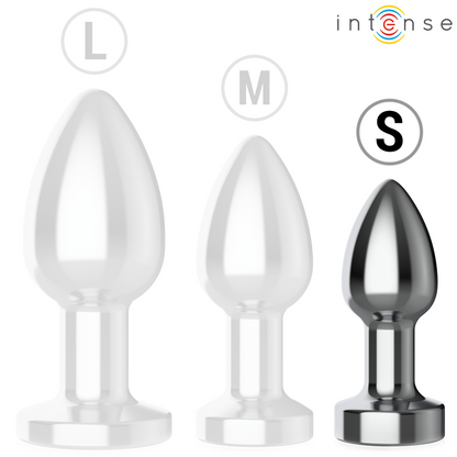Plug Anal Vibrador Talla S – INTENSE | Aluminio + 10 Modos de Vibración + Control Remoto