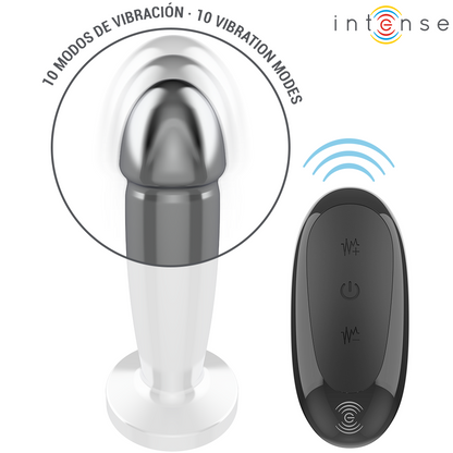 INTENSE Plug Anal Vibrador Talla S – Compacto, Potente y con Control Remoto