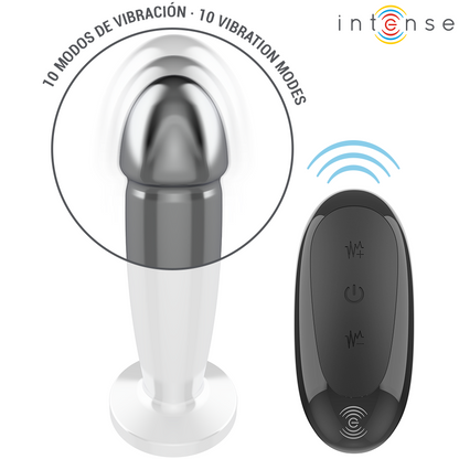 INTENSE Plug Anal Vibrador – Talla M con Control Remoto