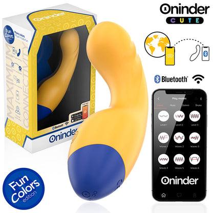 Vibrador ONINDER CUTE – Vibración, Ondas y Control Total desde tu Móvil