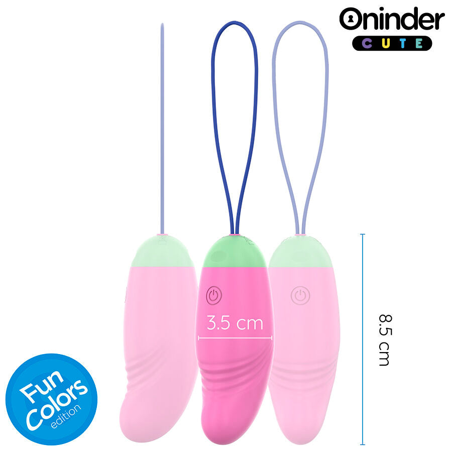 Huevo Vibrador ONINDER CUTE – Vibración, Ondas y Control Total desde tu Móvil