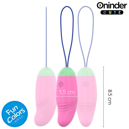 Huevo Vibrador ONINDER CUTE – Vibración, Ondas y Control Total desde tu Móvil