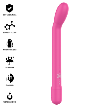 Estimulador G-Spot INTENSE FUN – Vibrador Ergonómico con 10 Funciones