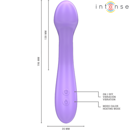 Vibrador BECKY de INTENSE – Con Función Calefactable y 7 Modos de Vibración