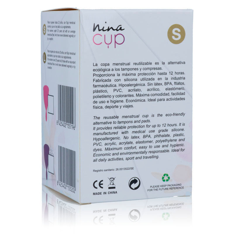 COPA MENSTRUAL ROSA - TALLA S