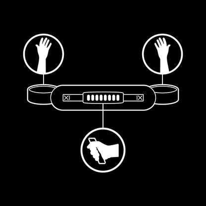 FETISH SUBMISSIVE - ESPOSAS CON TIRADOR CON FORRO DE NEOPRENO