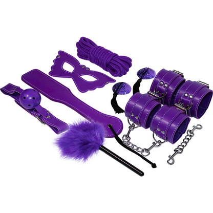 BDSM FETISH KIT SERIE MORADO