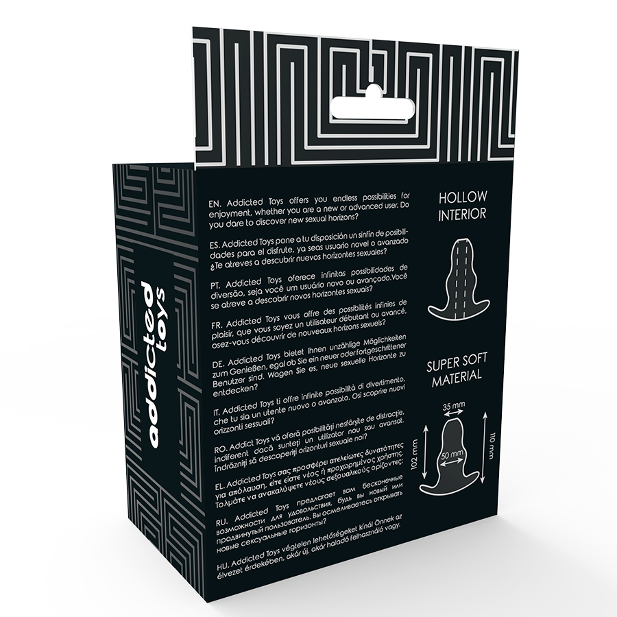 DILATADOR ANAL MEDIANO 11 CM - TRANSPARENTE