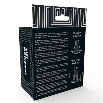 DILATADOR ANAL MEDIANO 11 CM - TRANSPARENTE