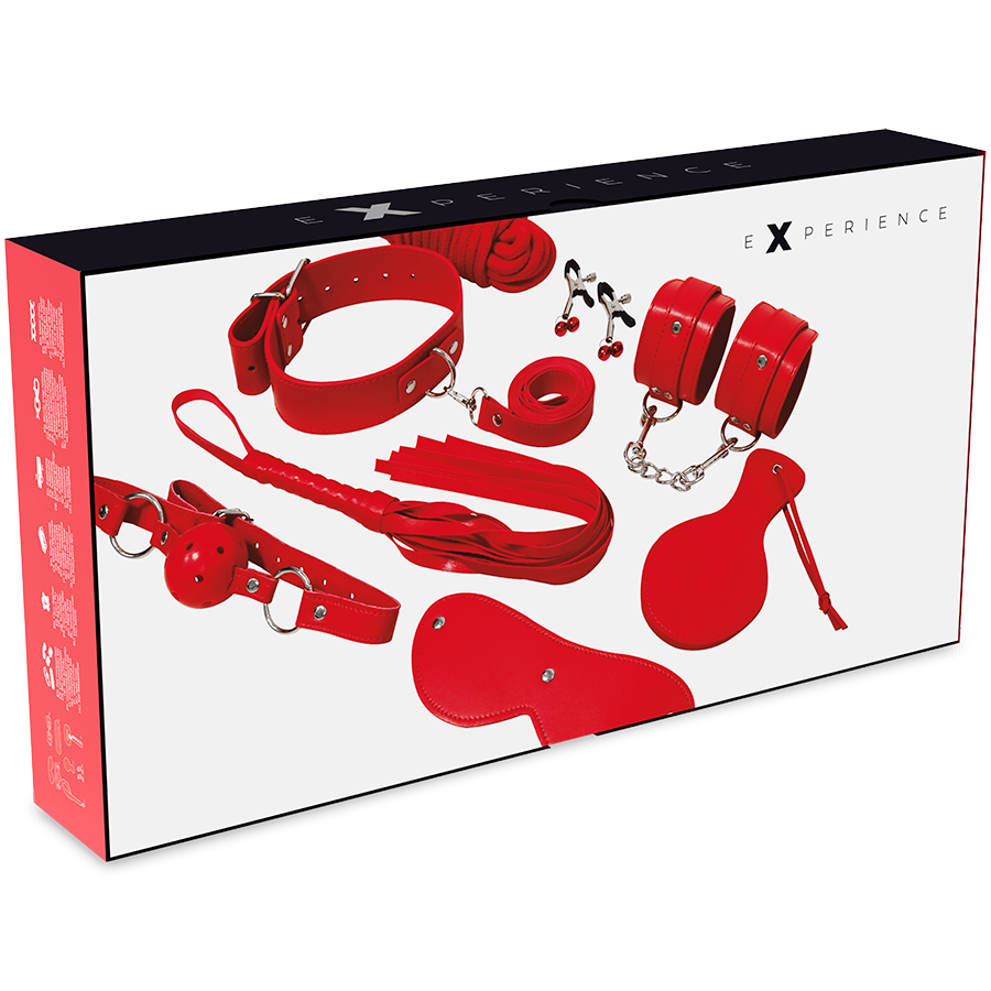 BDSM FETISH KIT SERIE ROJO
