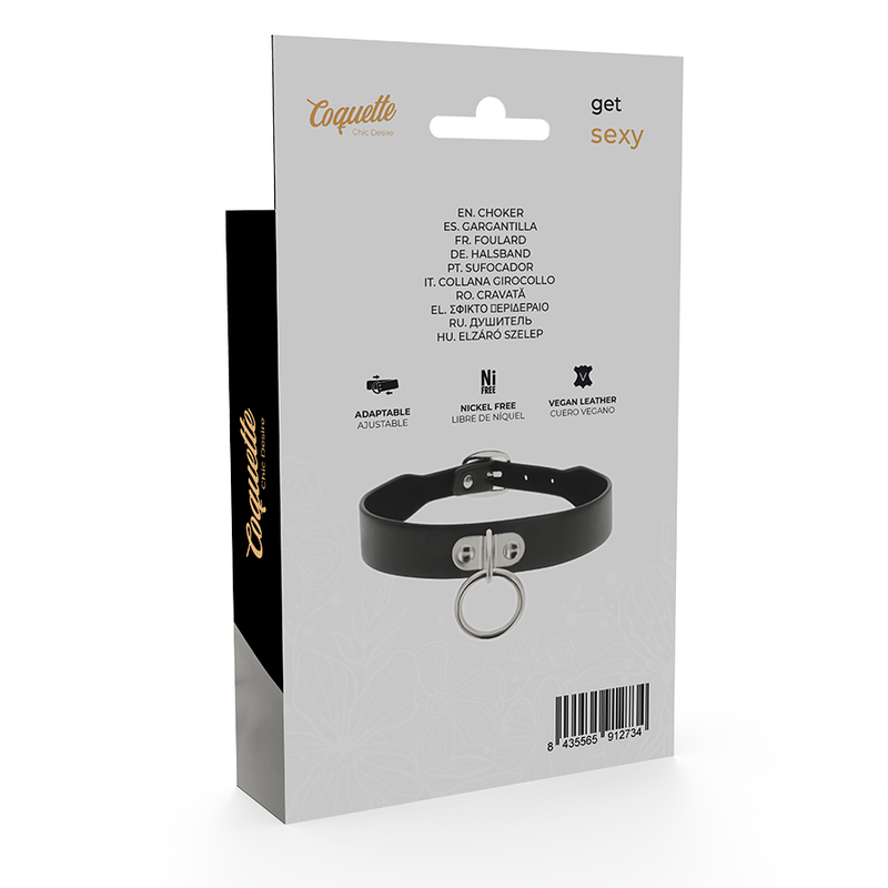 COLLAR CUERO WOMAN FETISH