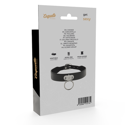 COLLAR CUERO WOMAN FETISH