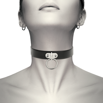 COLLAR CUERO WOMAN FETISH